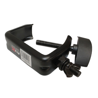 ProX Light Duty Aluminum C Style M10 Clamp with Flat Thumbscrew for 2" Truss Tube Capacity 45 lbs Black Finish
