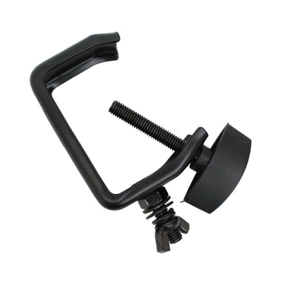 ProX Light Duty Aluminum C Style M10 Clamp with Flat Thumbscrew for 2" Truss Tube Capacity 45 lbs Black Finish