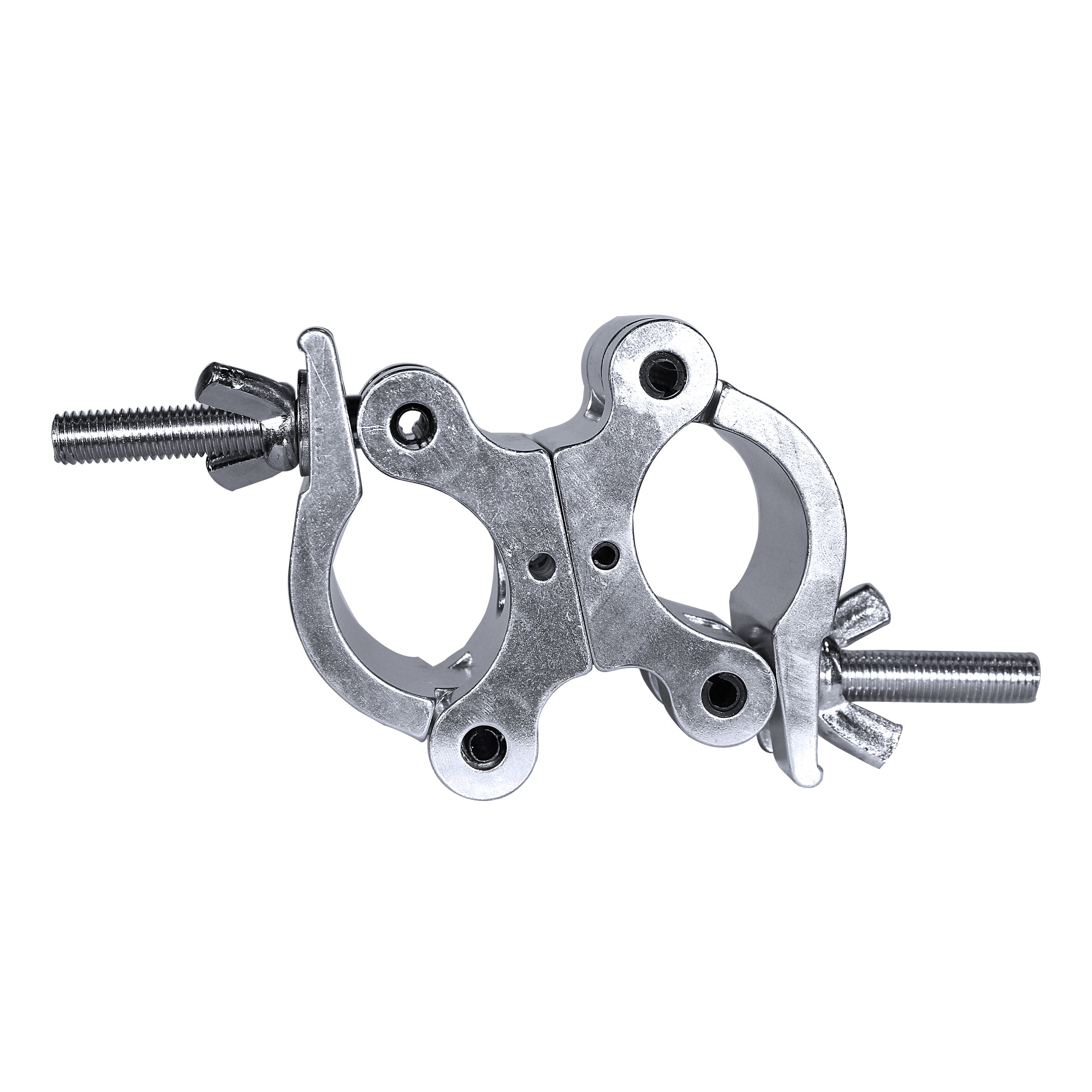 ProX Aluminum Pro O-Style M10 Dual Clamp with Big Wing Knob for 2" Truss Tube Capacity 1102 lbs.
