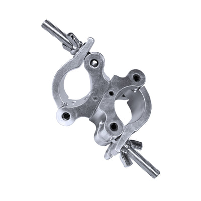 ProX Aluminum Pro O-Style M10 Dual Clamp with Big Wing Knob for 2" Truss Tube Capacity 1102 lbs.