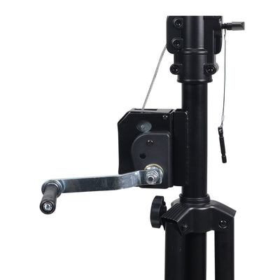 ProX Set of (2) 8.5 Ft Crank Stands with T-Bars Supports Triangle Truss Segments for Stage and DJ Lighting