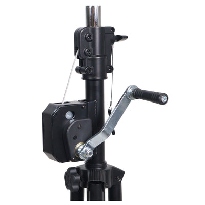 ProX Set of (2) 8.5 Ft Crank Stands with T-Bars Supports Triangle Truss Segments for Stage and DJ Lighting