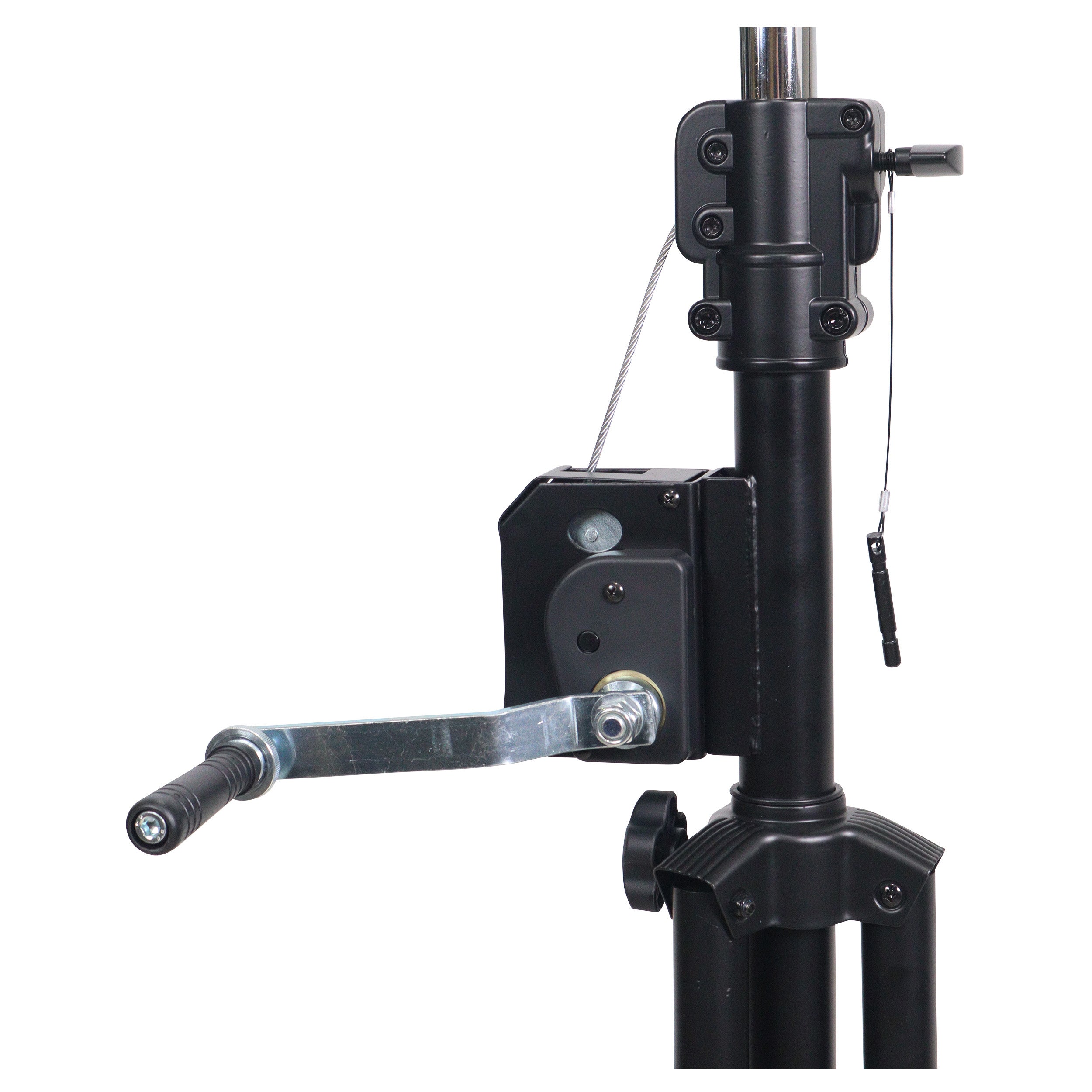 ProX Set of (2) 8.5 Ft Crank Stands with T-Bars Supports Triangle Truss Segments for Stage and DJ Lighting