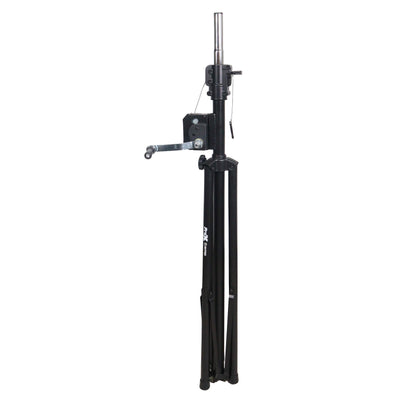 ProX Set of (2) 8.5 Ft Crank Stands with T-Bars Supports Triangle Truss Segments for Stage and DJ Lighting