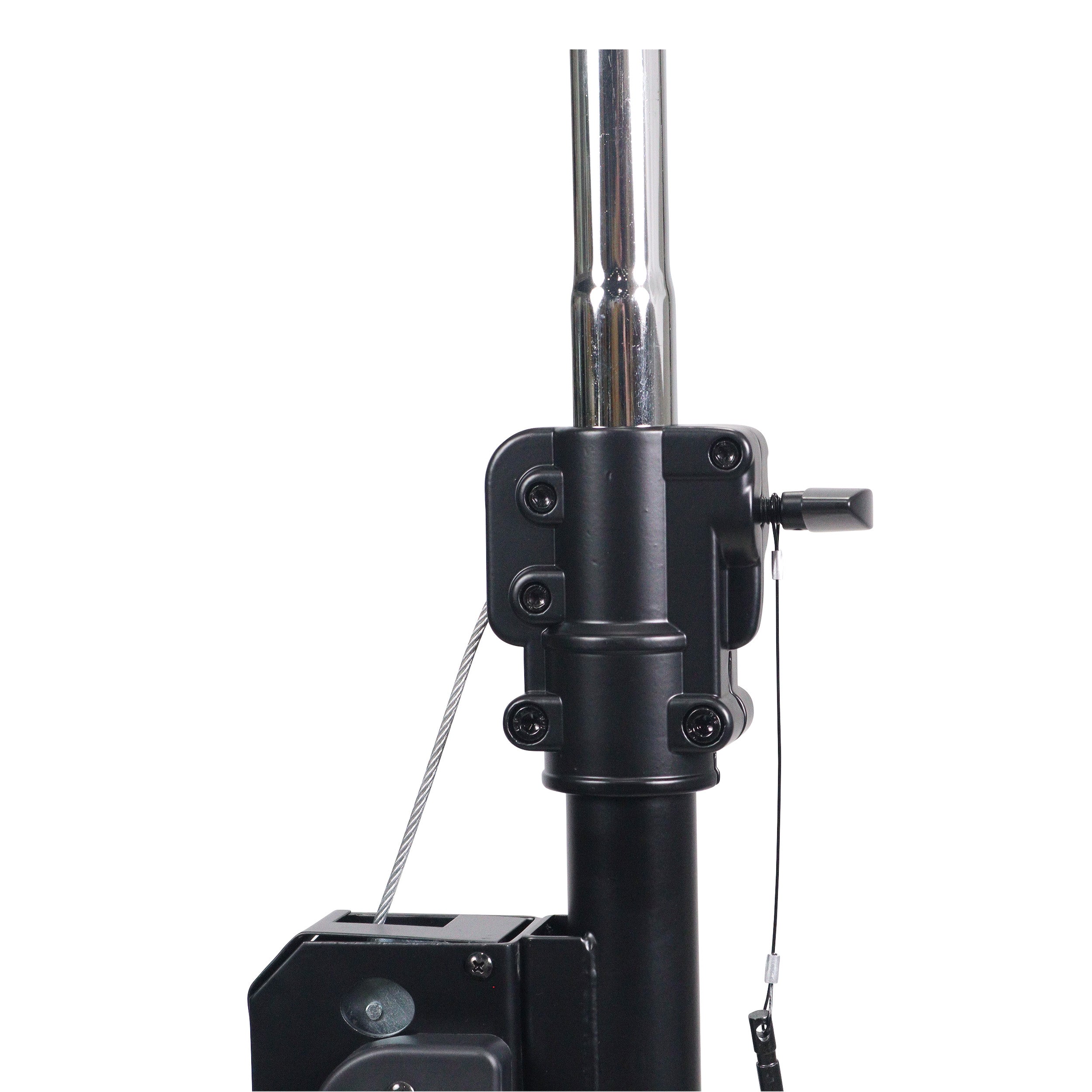 ProX Set of (2) 8.5 Ft Crank Stands with T-Bars Supports Triangle Truss Segments for Stage and DJ Lighting