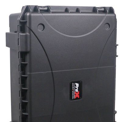ProX UltronX LARGE Water Resistant ABS Molded Portable Storage Case for Audio Camera Tactical includes cut pluck foam - 29x19x9 in.