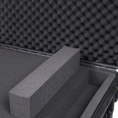 ProX UltronX MEDIUM Water Resistant ABS Molded Portable Storage Case for Audio Camera Tactical includes cut pluck foam - 14x19x7.5