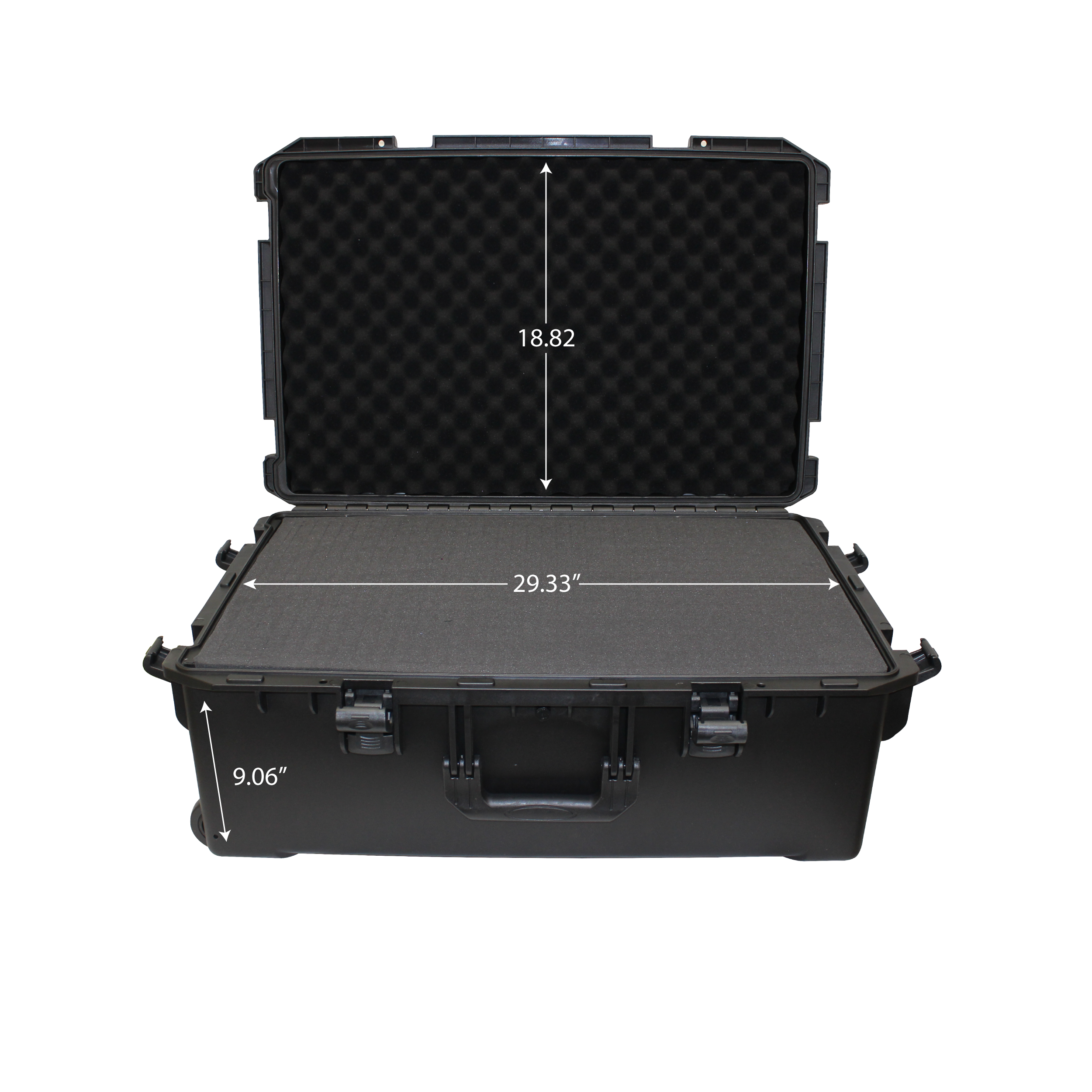ProX UltronX LARGE Water Resistant ABS Molded Portable Storage Case for Audio Camera Tactical includes cut pluck foam - 29x19x9 in.
