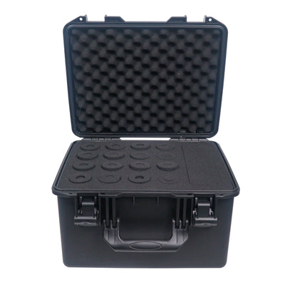 ProX UltronX Plastic Water Tight Molded Travel Case Stores up to (16) Wireless and Wired Microphones