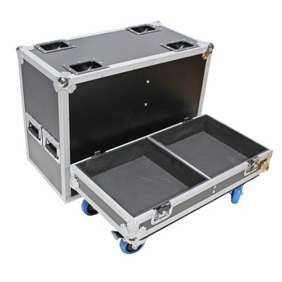 ProX Dual ATA Style Speaker Flight Case for QSC KW122 Speakers Holds 2