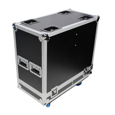 ProX Dual ATA Style Speaker Flight Case for QSC KW122 Speakers Holds 2
