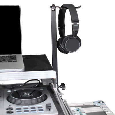 ProX Headphone Pole Stand For Cases 12" Shaft with Rotating Hook