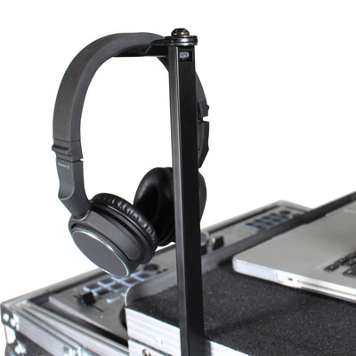 ProX Headphone Pole Stand For Cases 12" Shaft with Rotating Hook