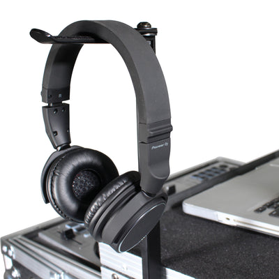 ProX Headphone Pole Stand For Cases 12" Shaft with Rotating Hook