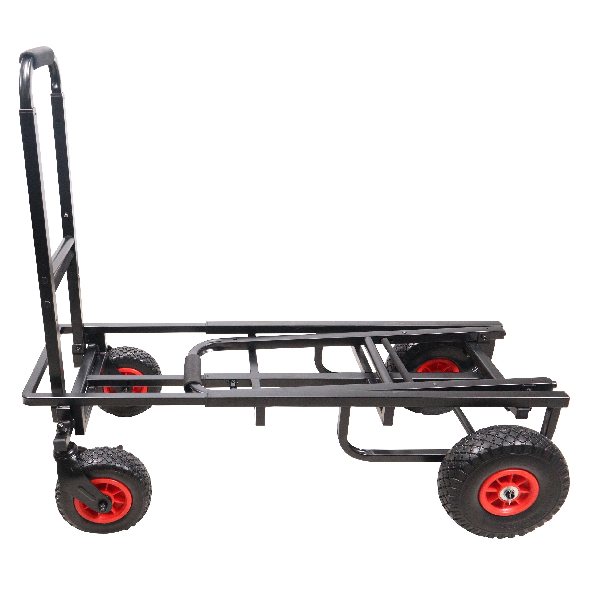 ProX ProX X-ROLLNRUN Folding Mani-Cart Rolling Utility Dolly Height Adjustable Rolling Hand Truck