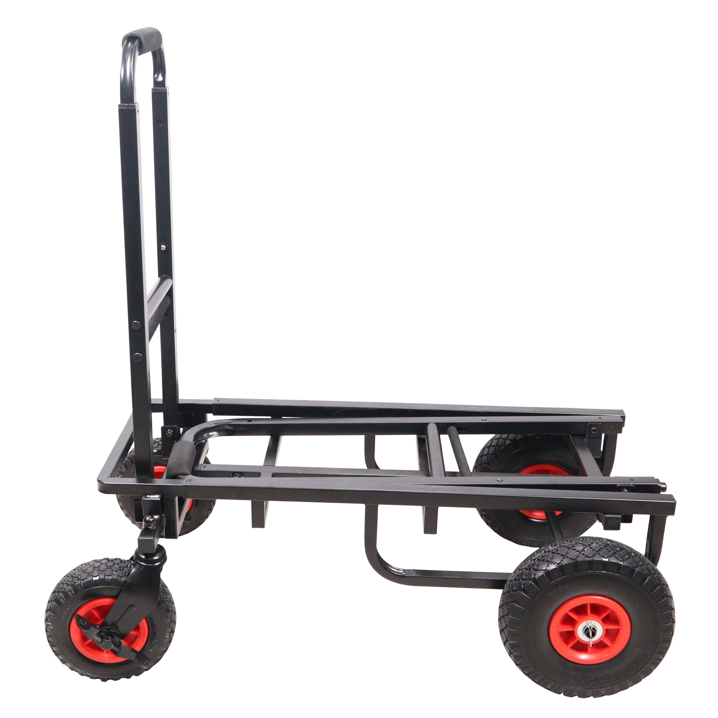 ProX ProX X-ROLLNRUN Folding Mani-Cart Rolling Utility Dolly Height Adjustable Rolling Hand Truck