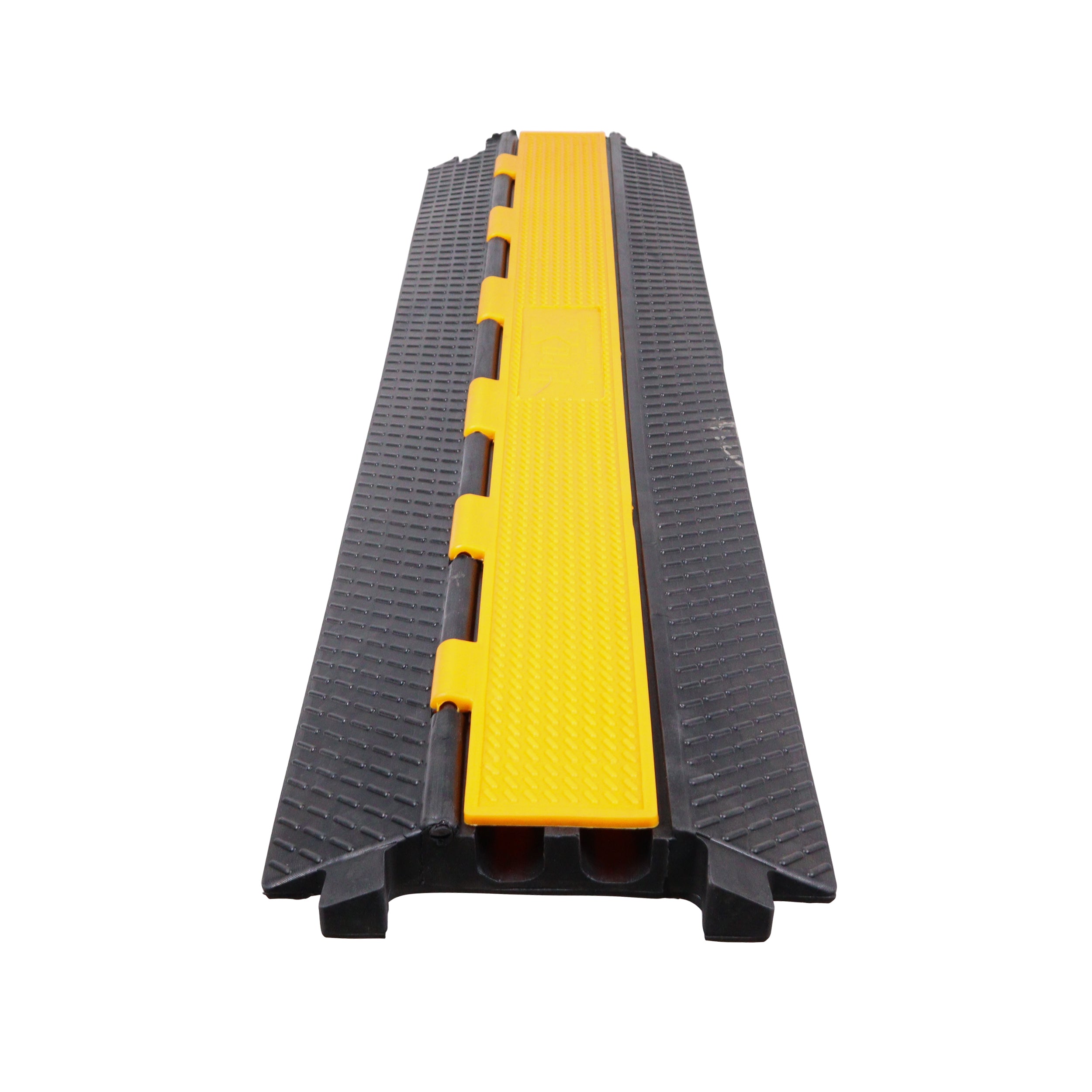 ProX 2-Channel Rubber Cable Protector Ramp Speed Bump Cover Indoor Outdoor – Supports up to 60 Tons