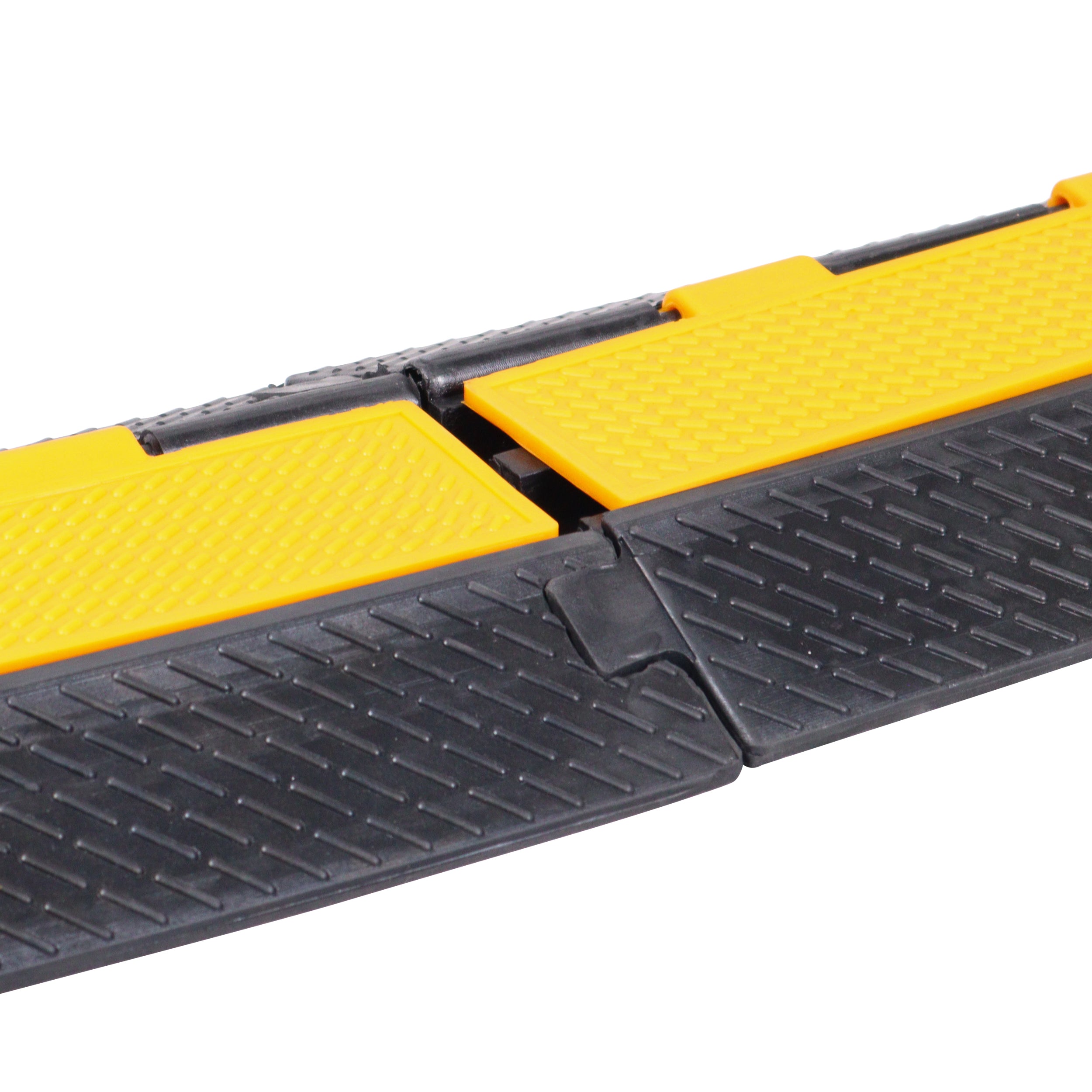 ProX 2-Channel Rubber Cable Protector Ramp Speed Bump Cover Indoor Outdoor – Supports up to 60 Tons