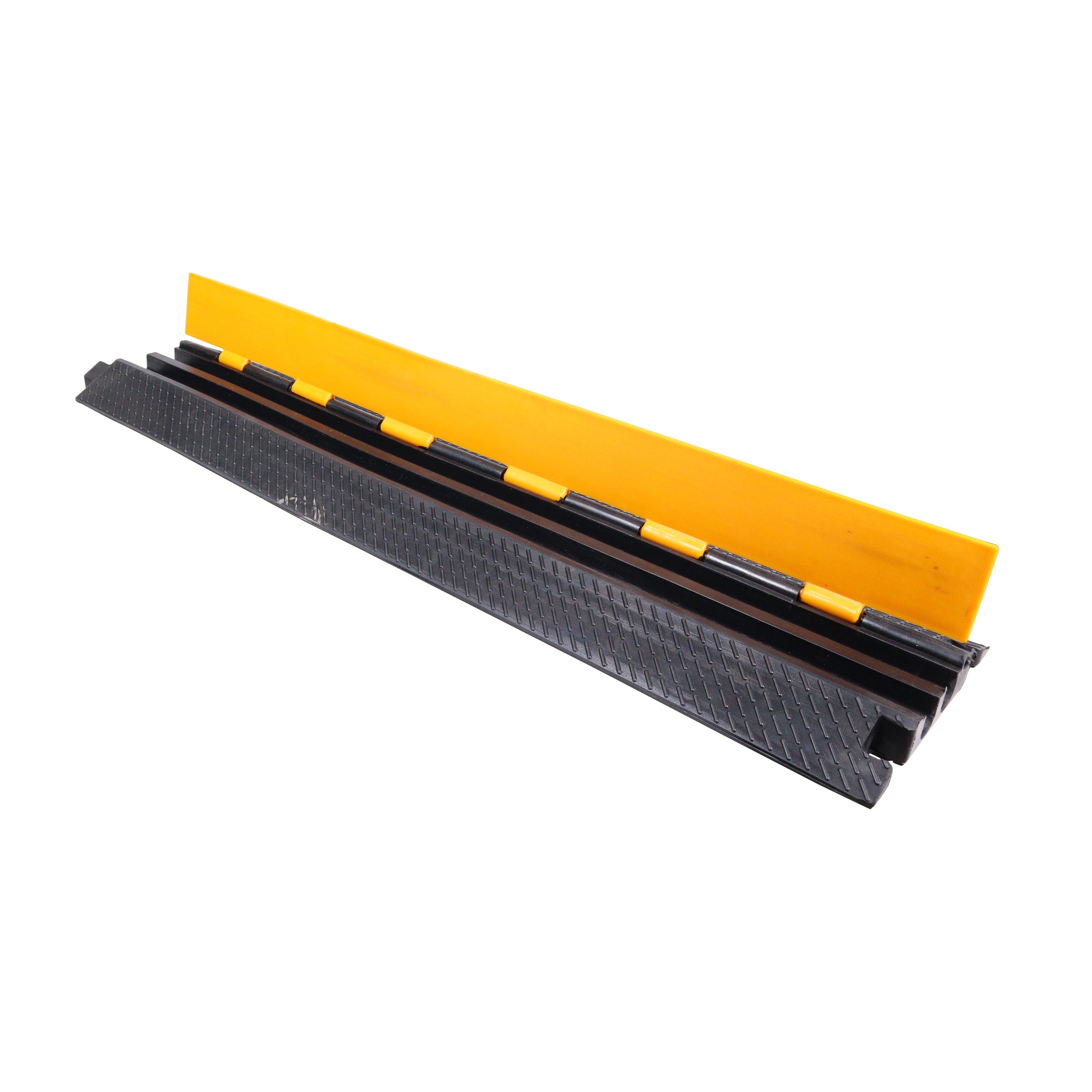 ProX 2-Channel Rubber Cable Protector Ramp Speed Bump Cover Indoor Outdoor – Supports up to 60 Tons