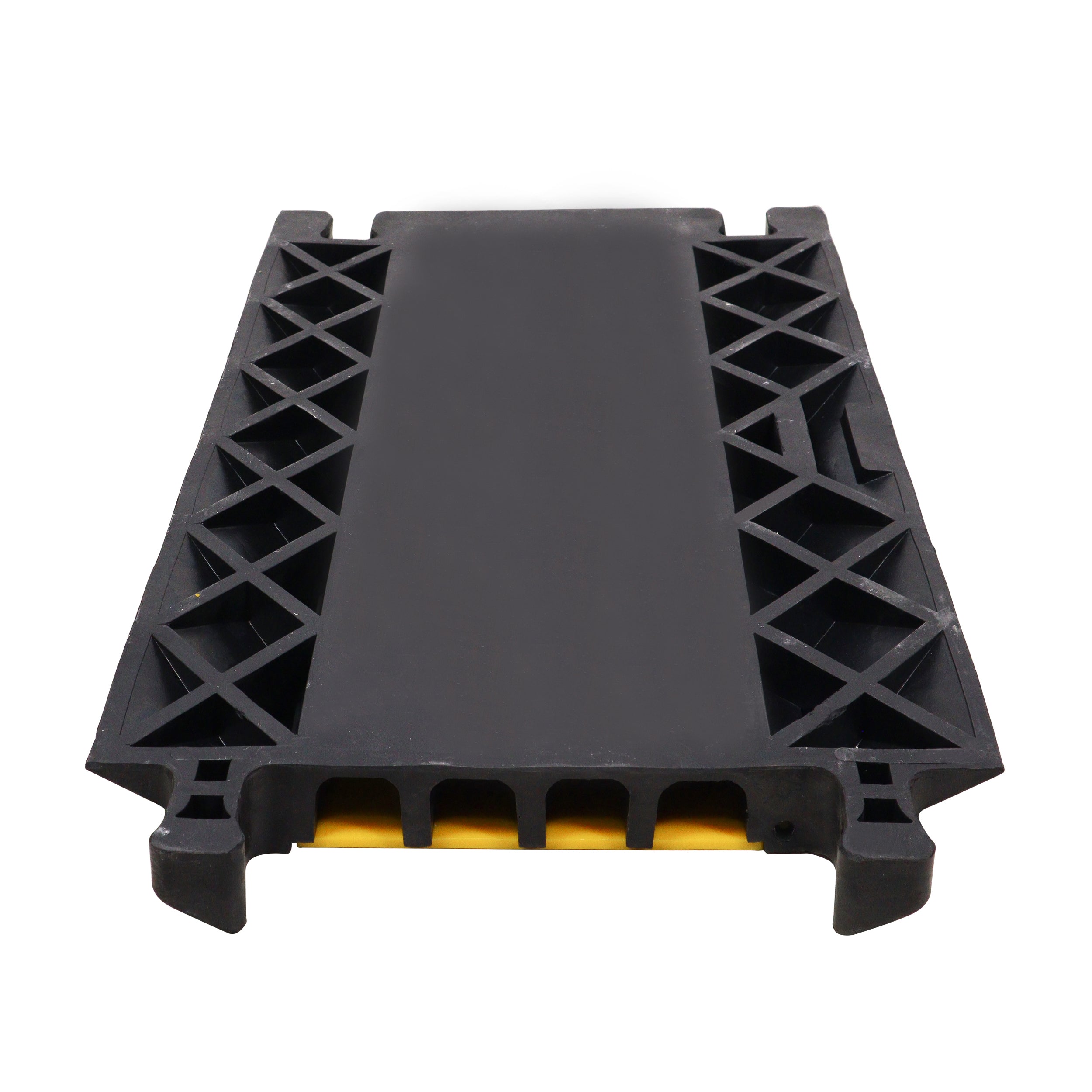 ProX 4-Channel Rubber Cable Protector Ramp Speed Bump Cover Indoor Outdoor – Supports up to 60 Tons