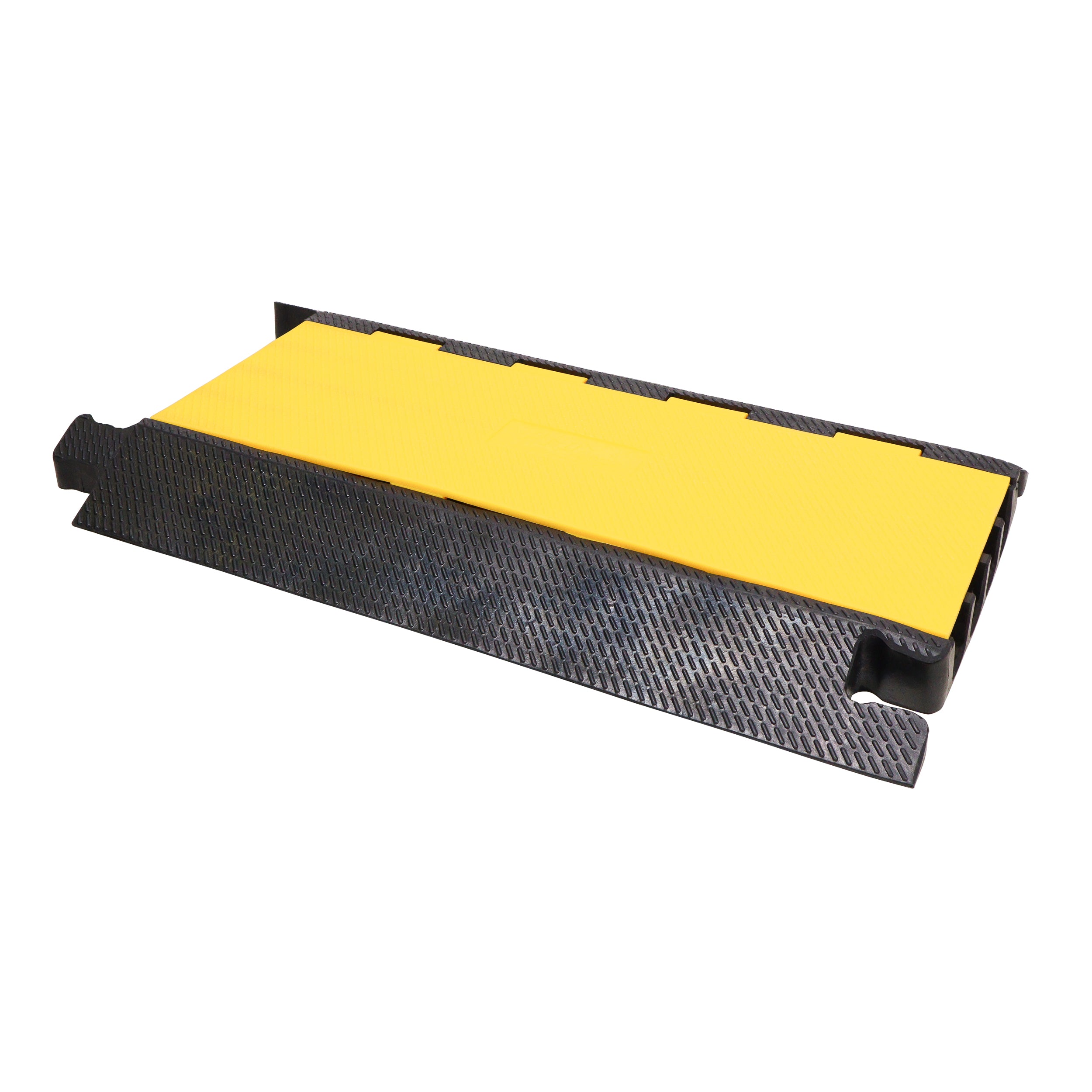 ProX 4-Channel Rubber Cable Protector Ramp Speed Bump Cover Indoor Outdoor – Supports up to 60 Tons