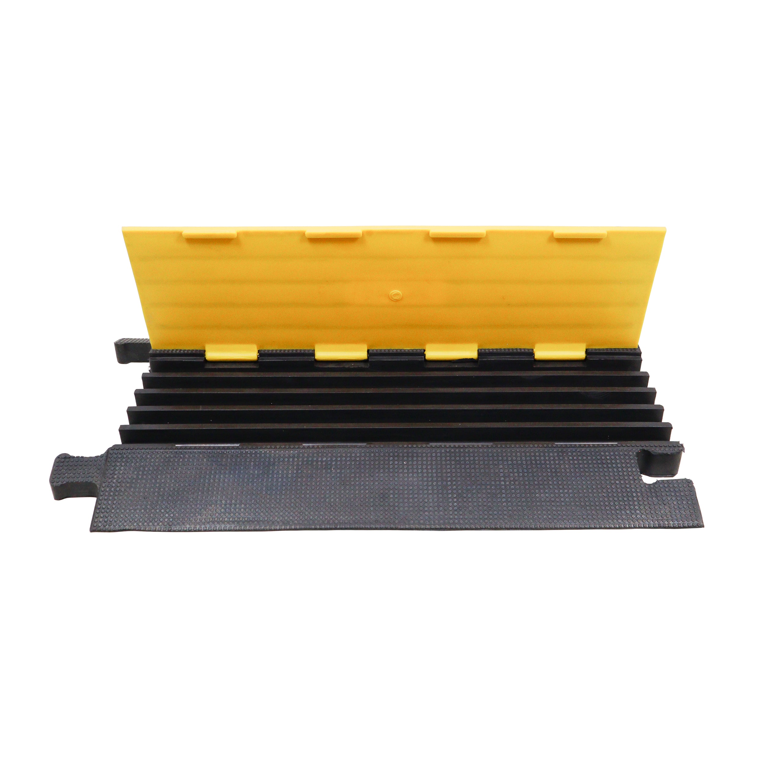 ProX 5-Channel Rubber Cable Protector Ramp Speed Bump Cover Indoor Outdoor – Supports up to 60 Tons
