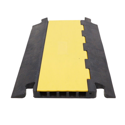 ProX 5-Channel Rubber Cable Protector Ramp Speed Bump Cover Indoor Outdoor – Supports up to 60 Tons