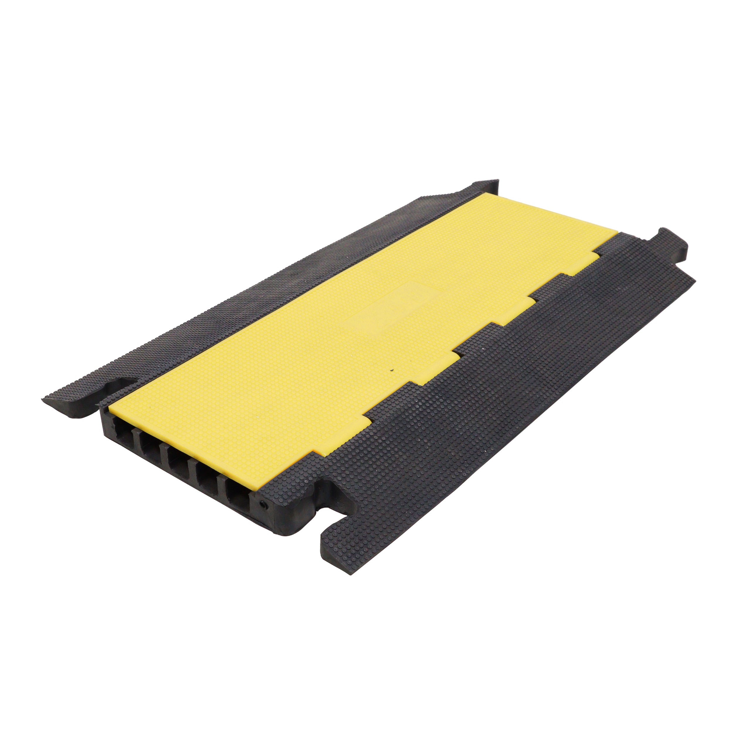 ProX 5-Channel Rubber Cable Protector Ramp Speed Bump Cover Indoor Outdoor – Supports up to 60 Tons