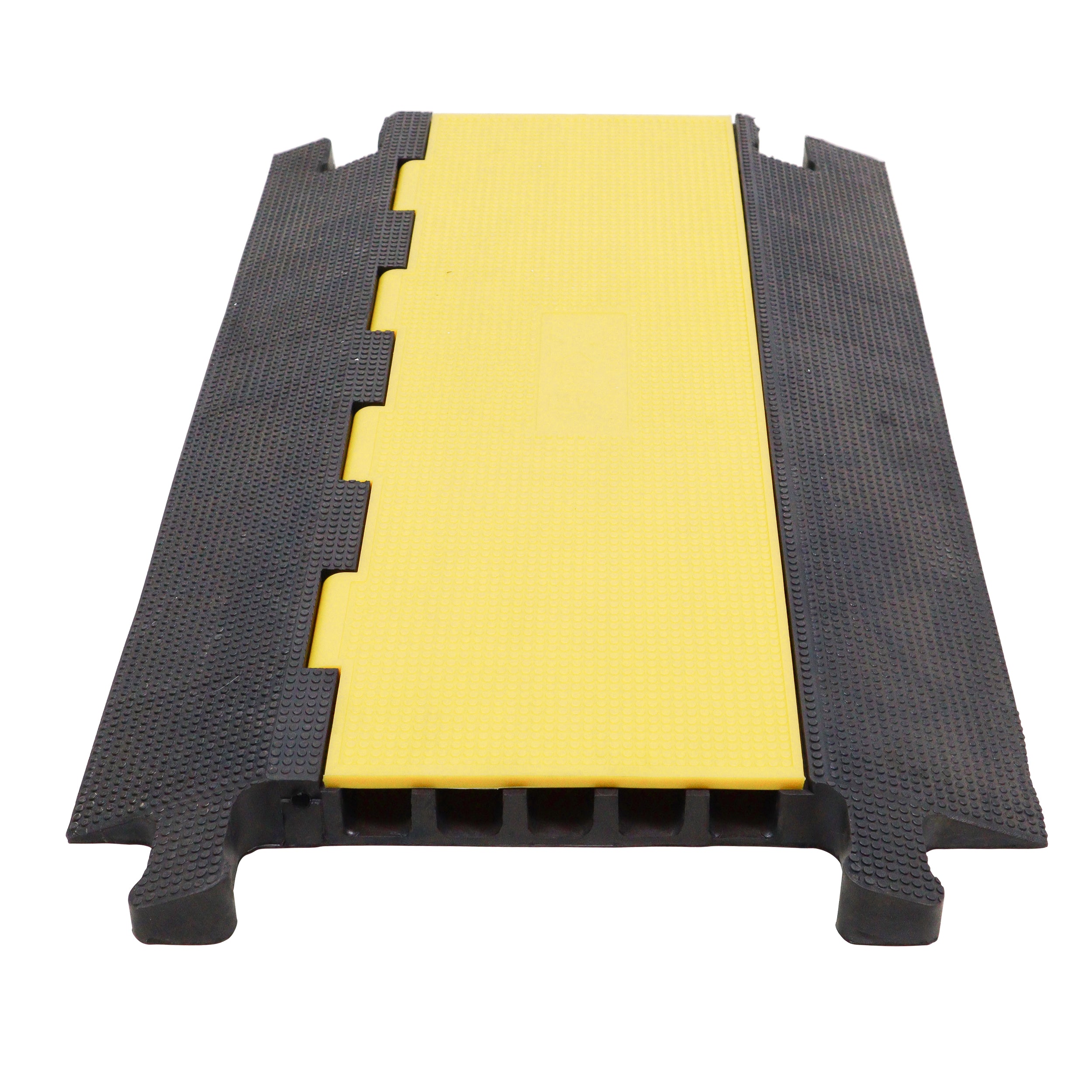 ProX 5-Channel Rubber Cable Protector Ramp Speed Bump Cover Indoor Outdoor – Supports up to 60 Tons