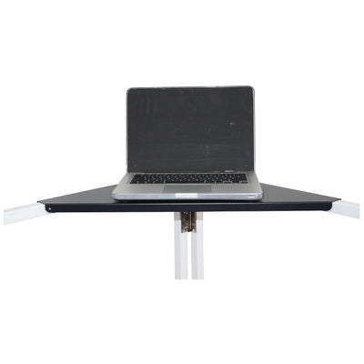 ProX Universal Set of Corner Shelves for DJ Facades Black Finish