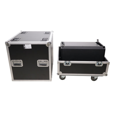 ProX Universal ATA Speaker Flight Case for 2xQSC KLA12 LA112 FBT HORIZON VHA 112SA, Mackie DRM12A and similar sizes 30x26x22 in