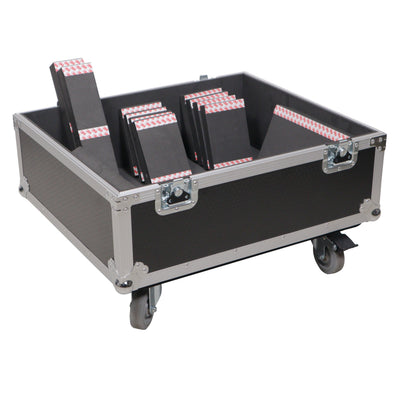 ProX Universal ATA Speaker Flight Case for 2xQSC KLA12 LA112 FBT HORIZON VHA 112SA, Mackie DRM12A and similar sizes 30x26x22 in