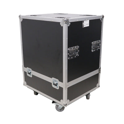 ProX Universal ATA Speaker Flight Case for 2xQSC KLA12 LA112 FBT HORIZON VHA 112SA, Mackie DRM12A and similar sizes 30x26x22 in