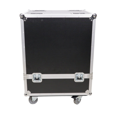 ProX Universal ATA Speaker Flight Case for 2xQSC KLA12 LA112 FBT HORIZON VHA 112SA, Mackie DRM12A and similar sizes 30x26x22 in