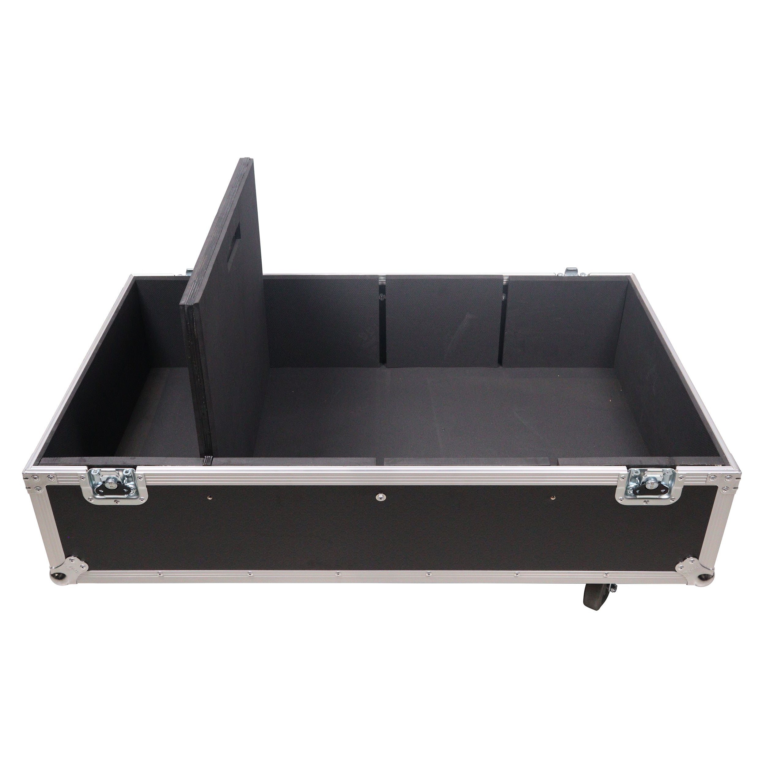 ProX Universal Dual Speaker Flight Case Fits (2) QSC KLA12 LA112 EV ETX12P - 25x17x15 in.