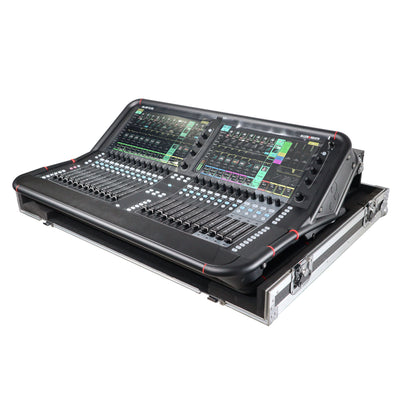 ProX ATA Digital Audio Mixer Flight Case for Allen & Heath AVANTIS Console with Doghouse compartment and Caster wheels