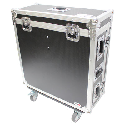 ProX ATA Digital Audio Mixer Flight Case for Allen & Heath SQ6 Console with Doghouse compartment and Caster wheels