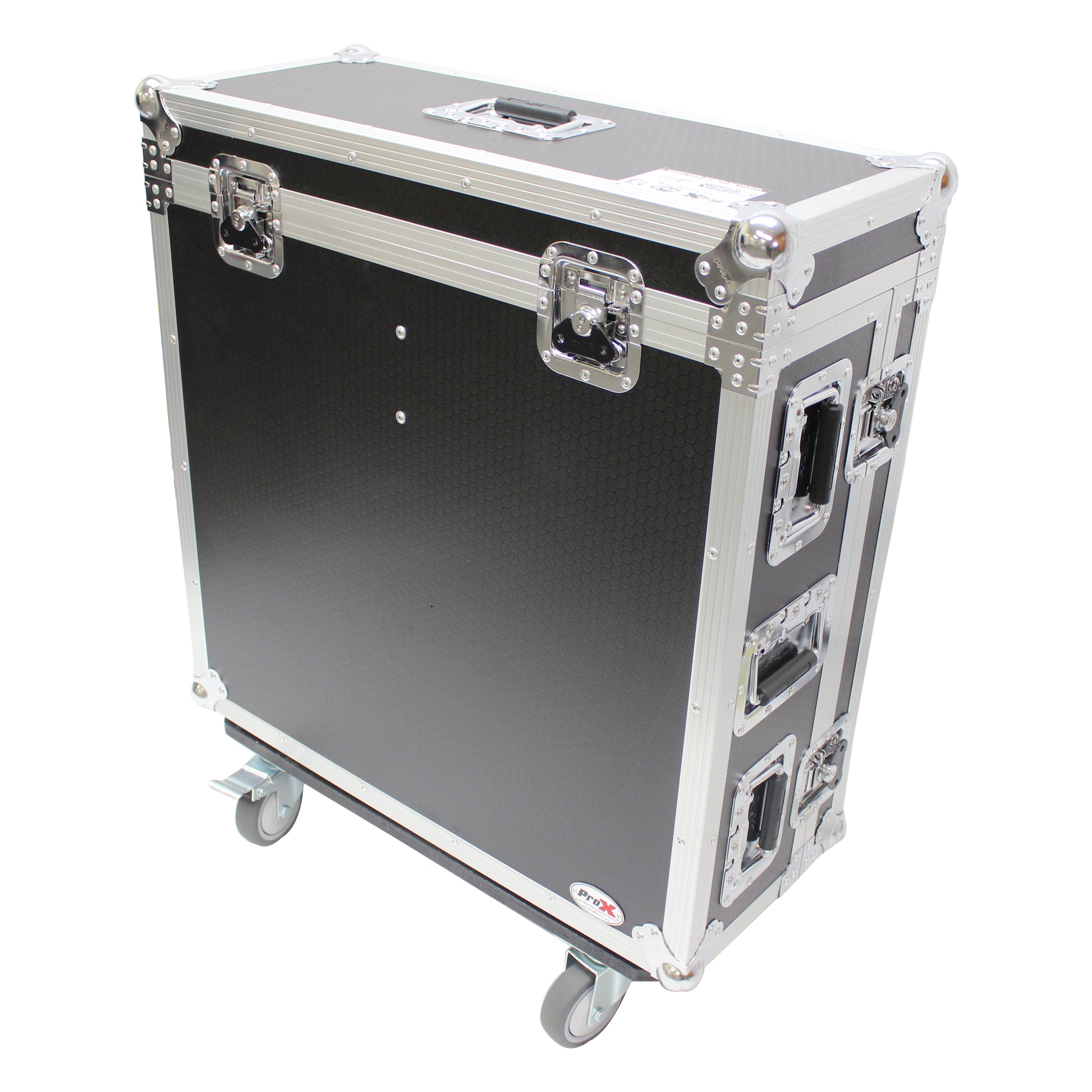 ProX ATA Digital Audio Mixer Flight Case for Allen & Heath SQ5&SQ5;+ Console with Doghouse compartment and Caster wheels
