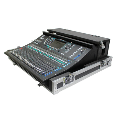 ProX ATA Digital Audio Mixer Flight Case for Allen & Heath SQ6 Console with Doghouse compartment and Caster wheels