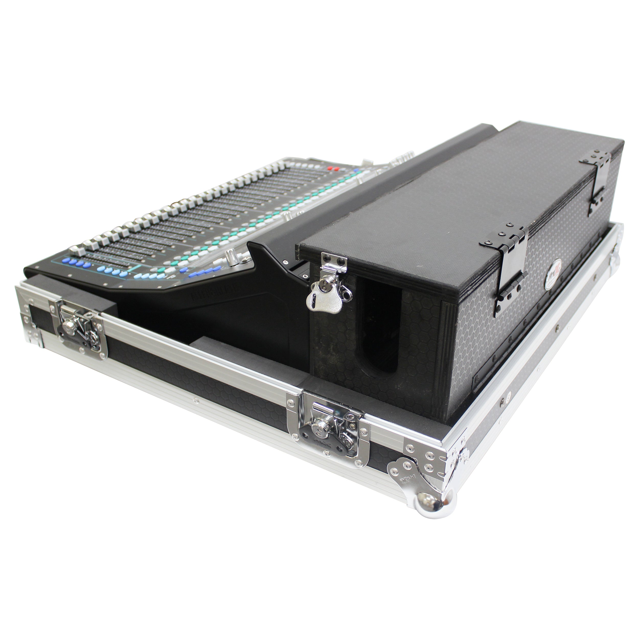 ProX ATA Digital Audio Mixer Flight Case for Allen & Heath SQ6 Console with Doghouse compartment and Caster wheels