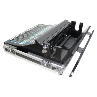 ProX ATA Digital Audio Mixer Flight Case for Allen & Heath SQ6 Console with Doghouse compartment and Caster wheels