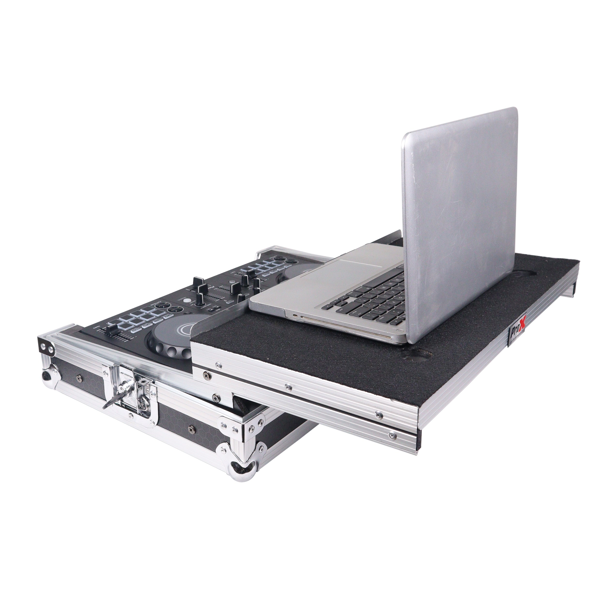 ProX ATA Flight Road Case For Pioneer DDJ-FLX4 DDJ-400 DDJ-SB3 DJ Controller with Laptop Shelf