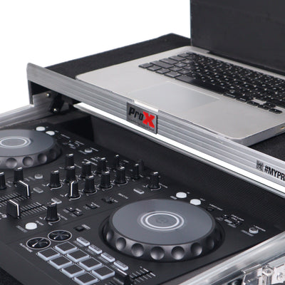 ProX ATA Flight Road Case For Pioneer DDJ-FLX4 DDJ-400 DDJ-SB3 DJ Controller with Laptop Shelf