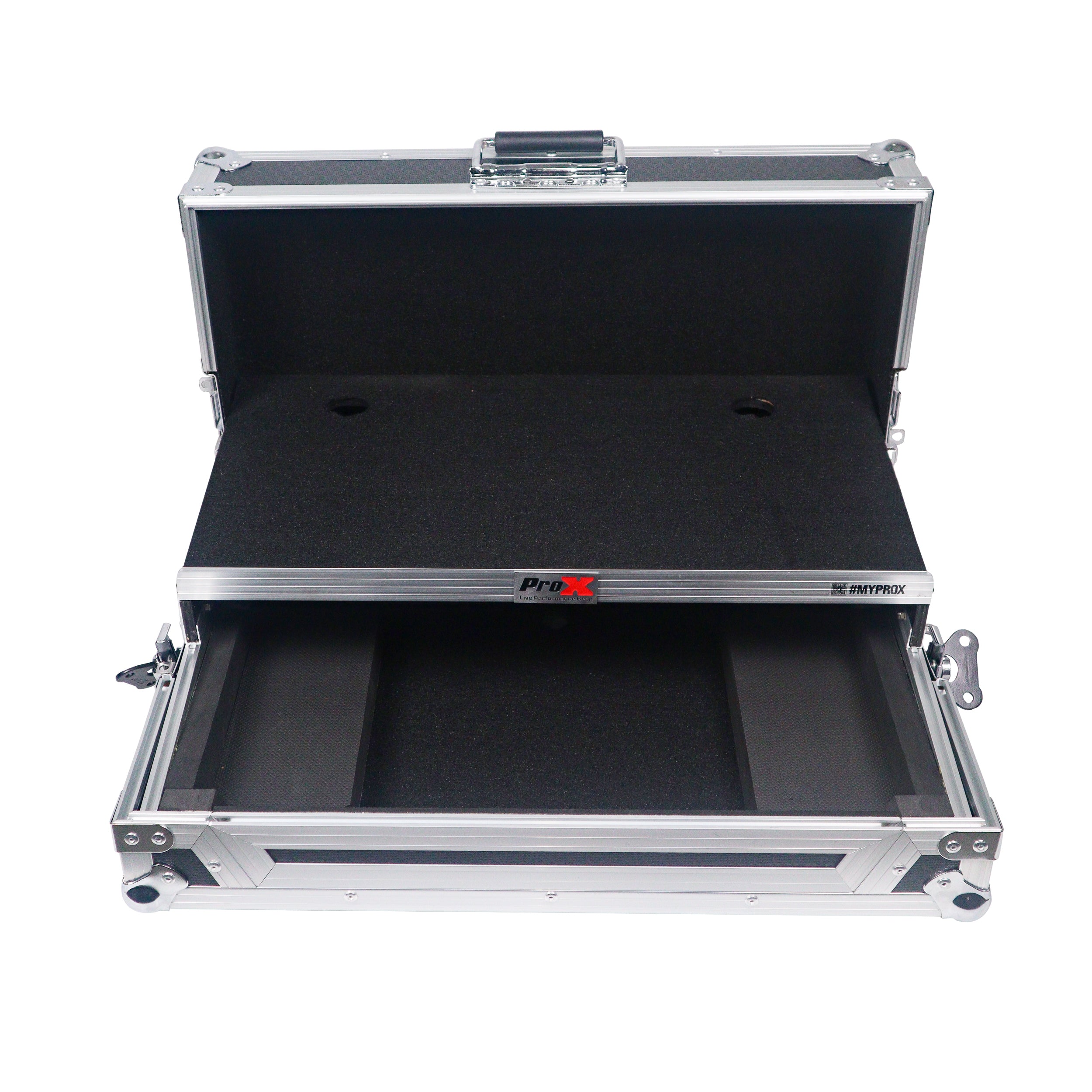 ProX ATA Flight Road Case For Pioneer DDJ-FLX4 DDJ-400 DDJ-SB3 DJ Controller with Laptop Shelf