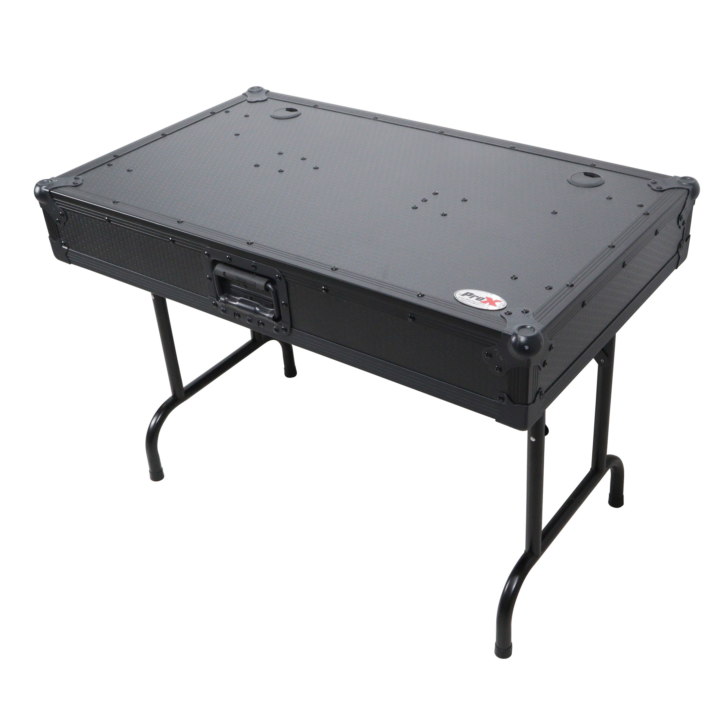 ProX 3FT Gig-Table™ Universal Fold Out DJ Booth 26" Floor Height | Black Finish