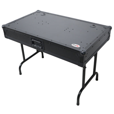 ProX 3FT Gig-Table™ Universal Fold Out DJ Booth 26" Floor Height | Black Finish