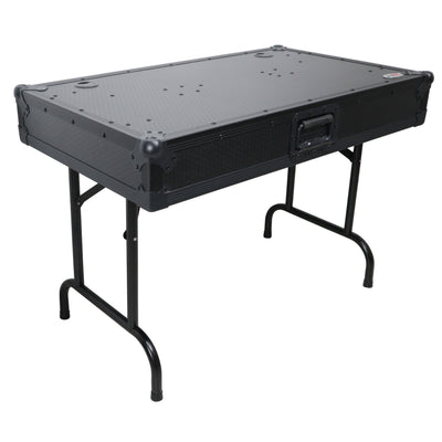 ProX 3FT Gig-Table™ Universal Fold Out DJ Booth 26" Floor Height | Black Finish