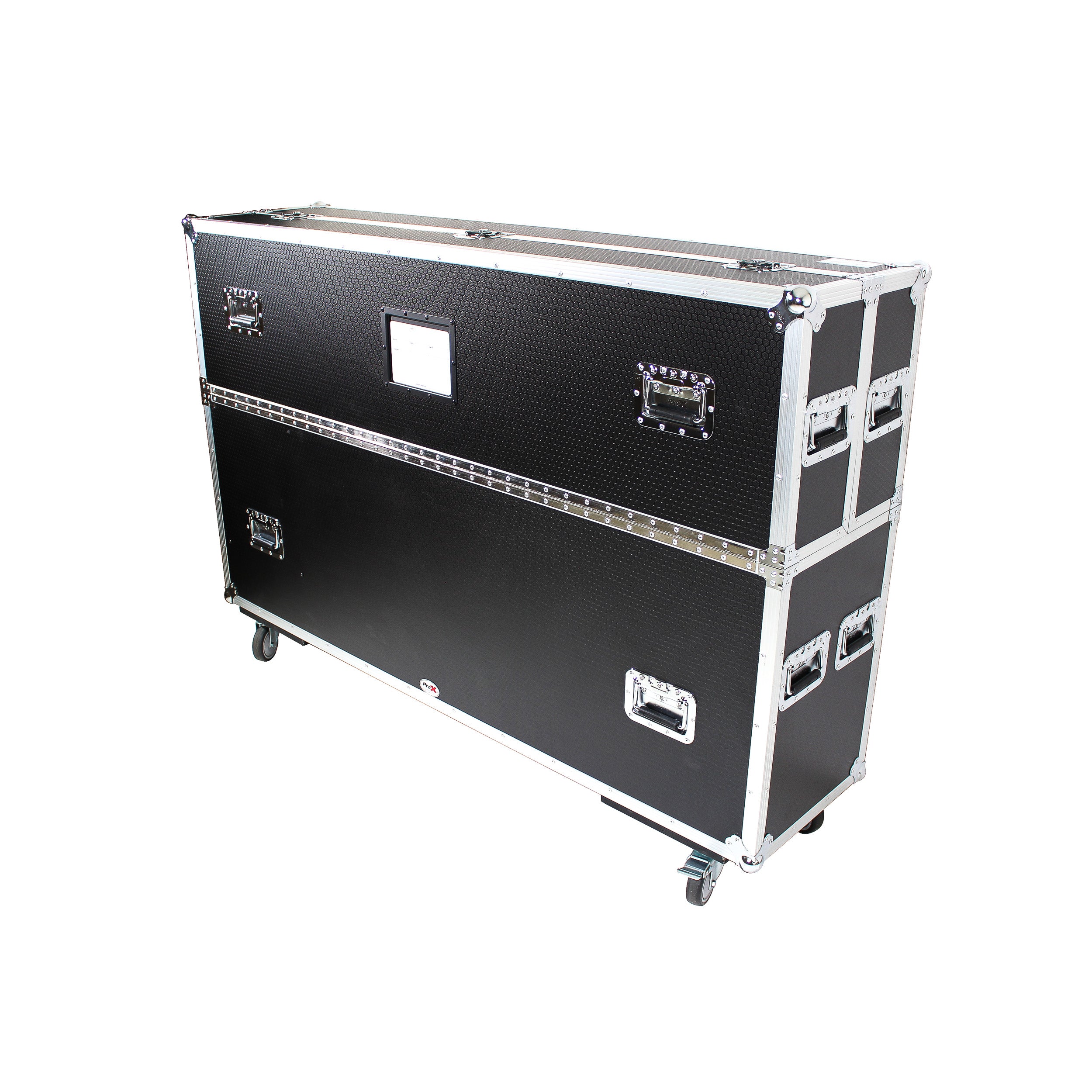 ProX Universal Case For Flat Panel Monitor LED-LCD-Plasma TV Dual 70" to 85" Adjustable Flight Case W-4" Casters