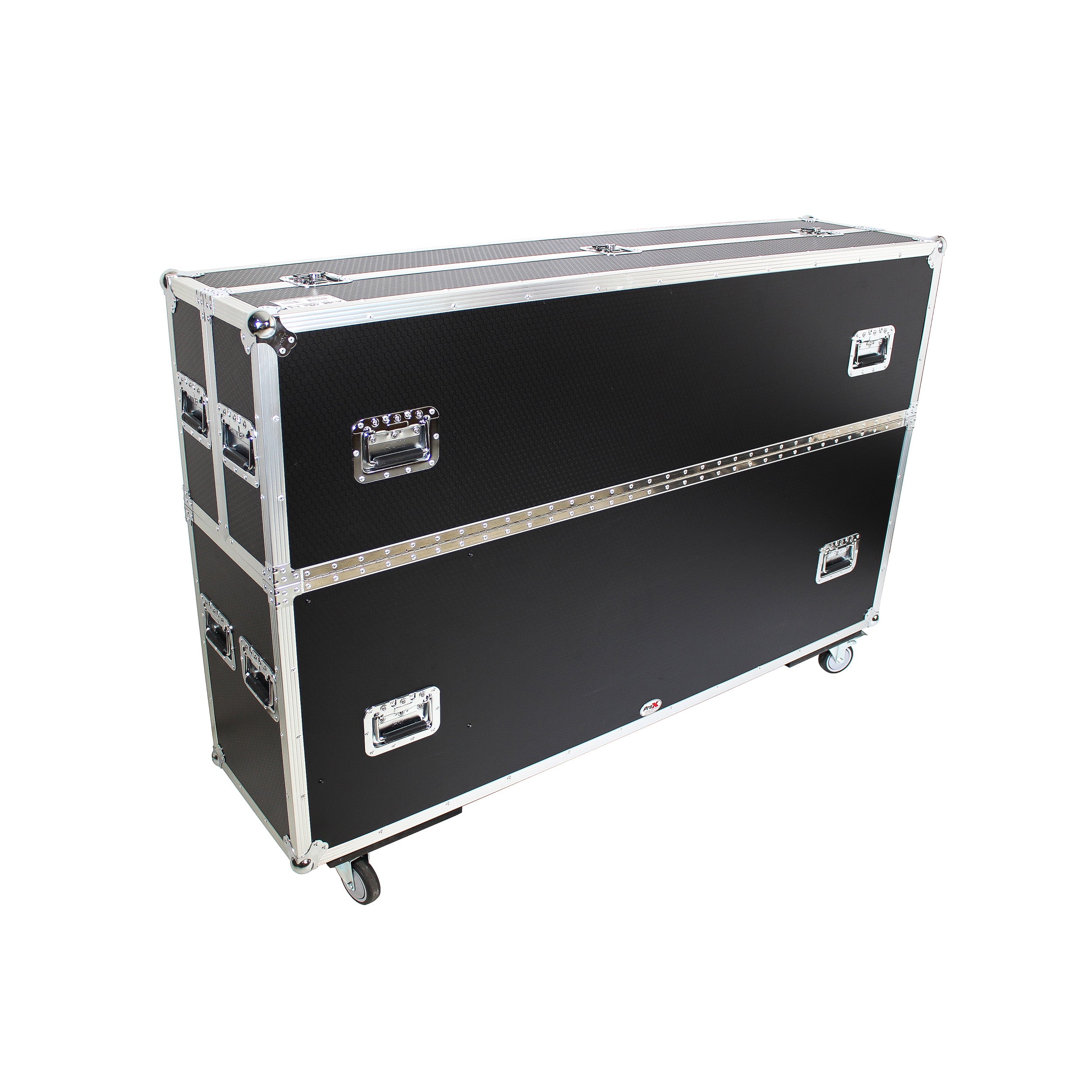 ProX Universal Case For Flat Panel Monitor LED-LCD-Plasma TV Dual 70" to 85" Adjustable Flight Case W-4" Casters