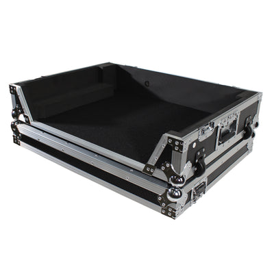 ProX ATA Flight Case For Denon PRIME 4 DJ Controller with 1U Rack Space and Wheels